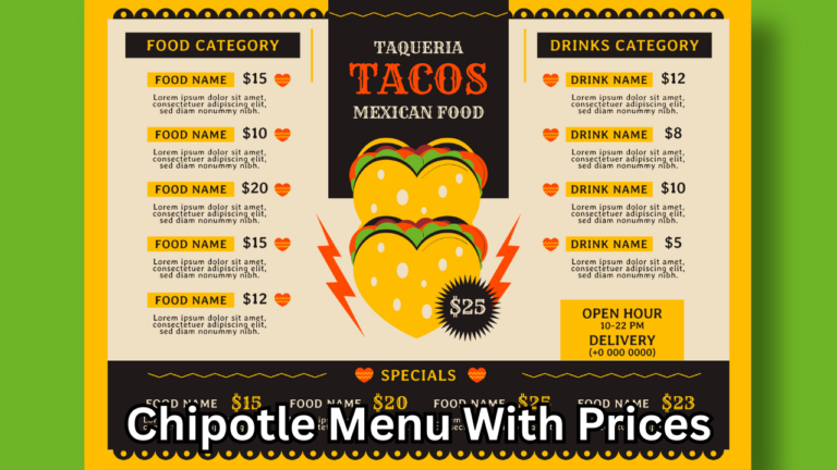 Chipotle Menu With Prices: A Complete Guide to Fresh Mexican Food Options