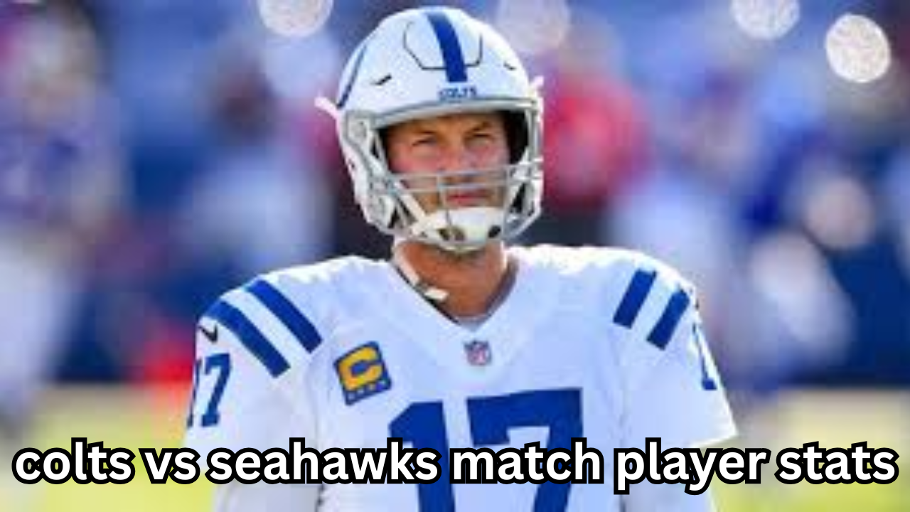 colts vs seahawks match player stats